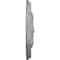 Ekena Millwork Amelia Ceiling Medallion (Fits Canopies up to 4 1/8"), 15 3/4"OD x 5/8"P, Ultra Pure White Crackle CM16AMUWC - alternate 2